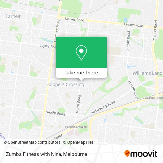 Zumba Fitness with Nina map
