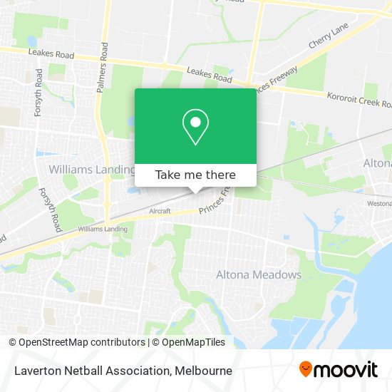 Laverton Netball Association map