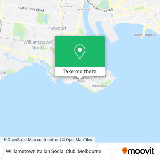 Williamstown Italian Social Club map