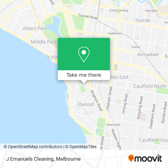 J Emanuels Cleaning map