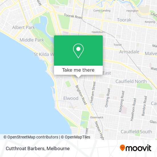 Cutthroat Barbers map