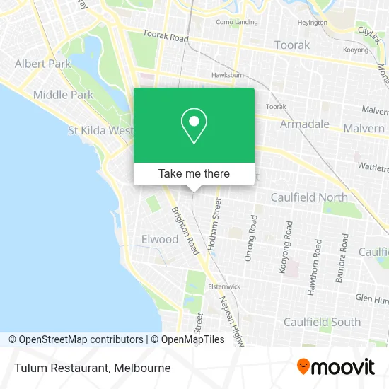 Mapa Tulum Restaurant