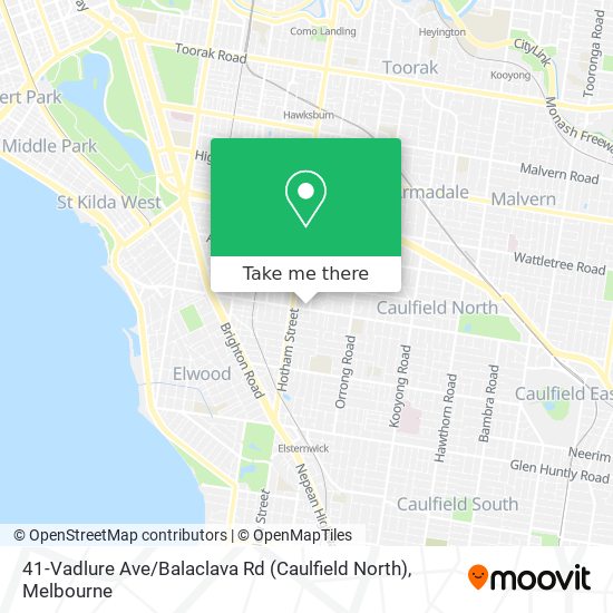 41-Vadlure Ave / Balaclava Rd (Caulfield North) map