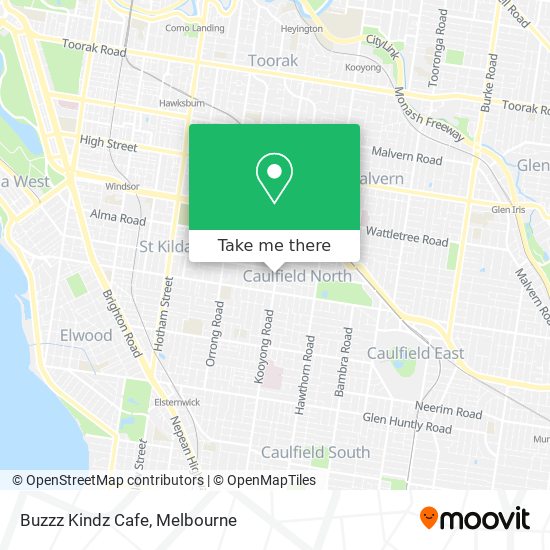 Mapa Buzzz Kindz Cafe