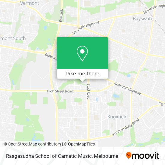 Raagasudha School of Carnatic Music map