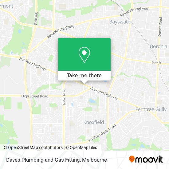 Daves Plumbing and Gas Fitting map