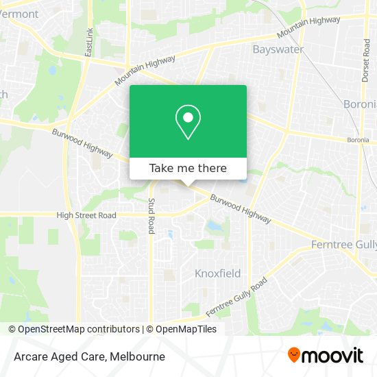 Arcare Aged Care map