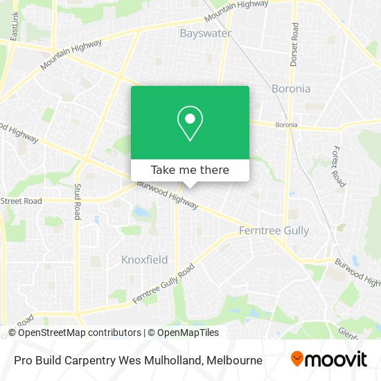 Pro Build Carpentry Wes Mulholland map