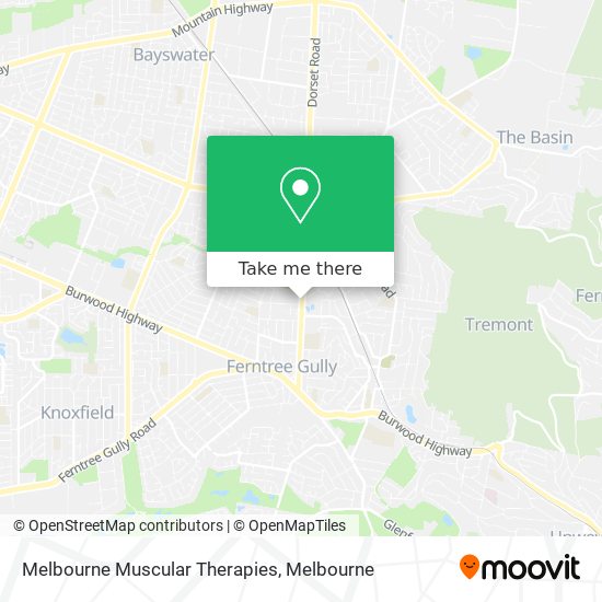 Melbourne Muscular Therapies map