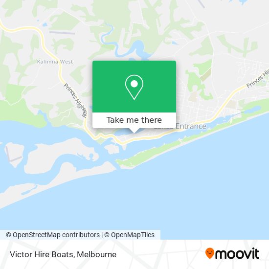 Victor Hire Boats map