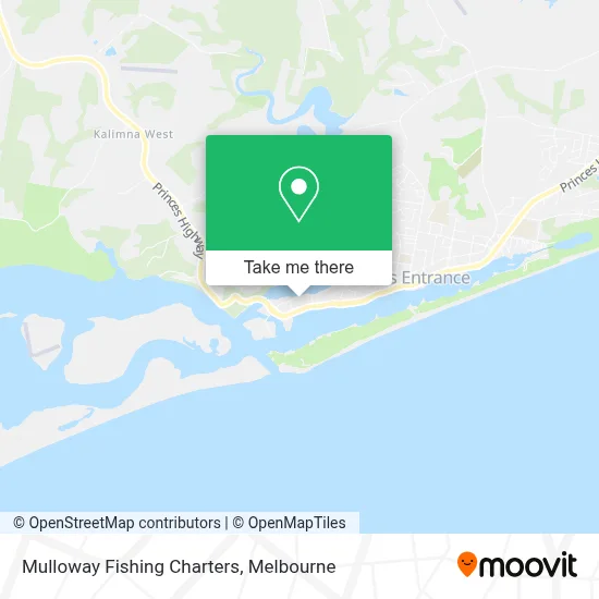 Mapa Mulloway Fishing Charters