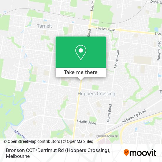 Bronson CCT / Derrimut Rd (Hoppers Crossing) map