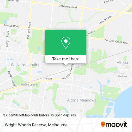 Mapa Wright-Woods Reserve