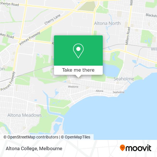Altona College map