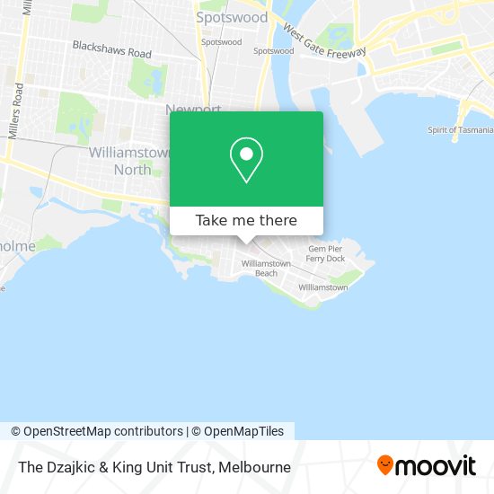 The Dzajkic & King Unit Trust map