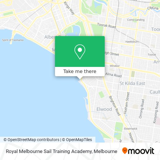 Royal Melbourne Sail Training Academy map