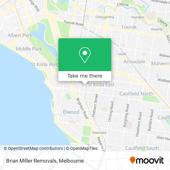 Mapa Brian Miller Removals