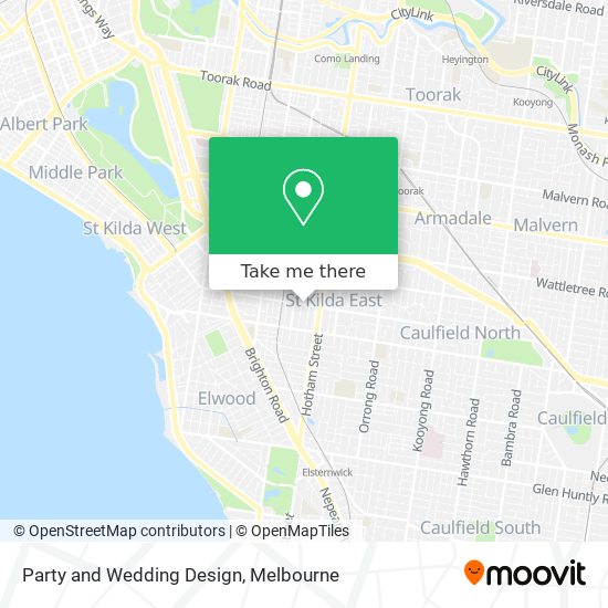 Party and Wedding Design map