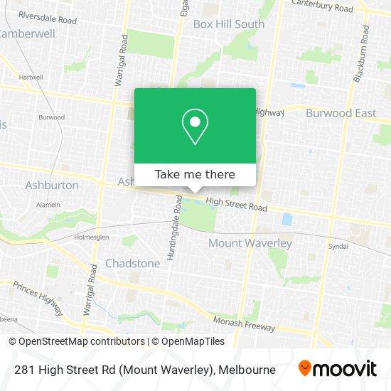 281 High Street Rd (Mount Waverley) map