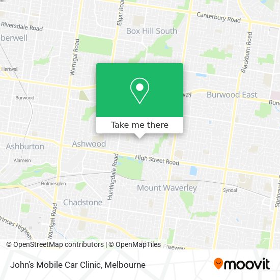 John's Mobile Car Clinic map