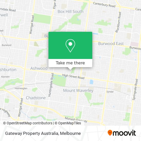 Mapa Gateway Property Australia