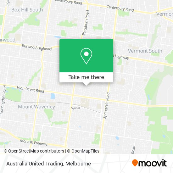 Australia United Trading map