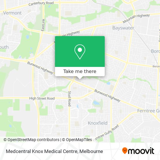 Medcentral Knox Medical Centre map