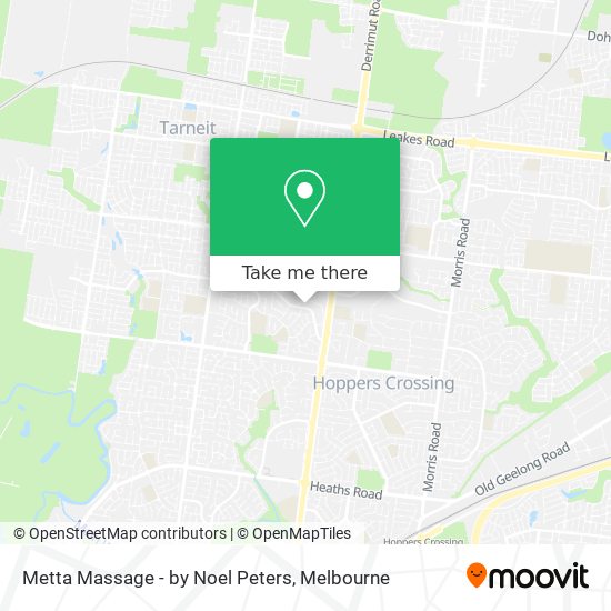 Metta Massage - by Noel Peters map