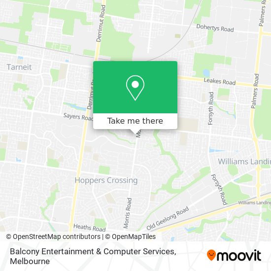 Balcony Entertainment & Computer Services map