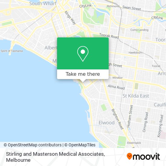 Stirling and Masterson Medical Associates map