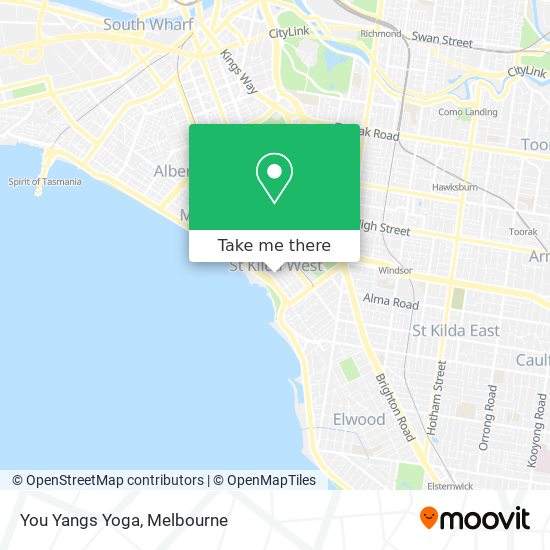 You Yangs Yoga map
