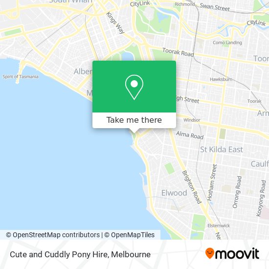Cute and Cuddly Pony Hire map