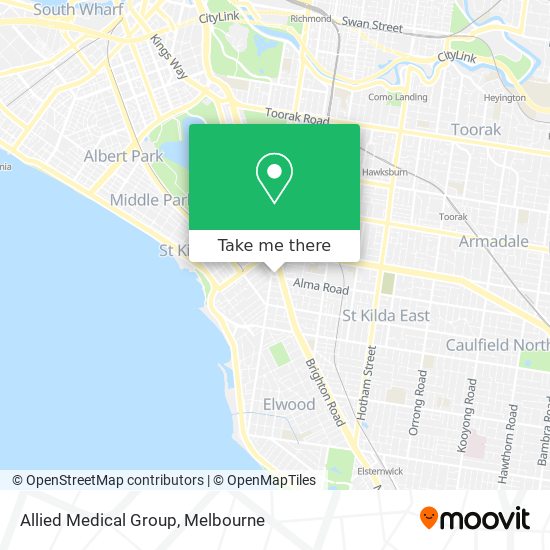 Allied Medical Group map