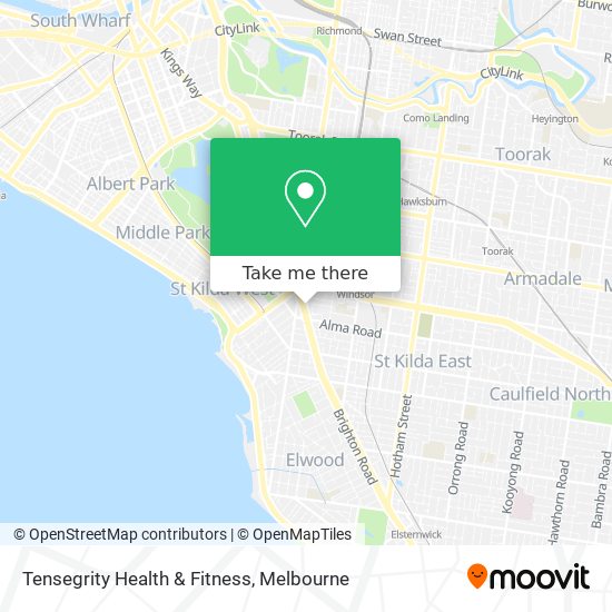 Tensegrity Health & Fitness map