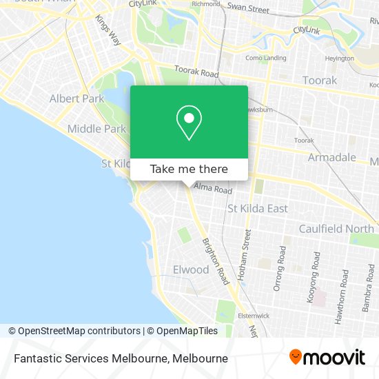 Fantastic Services Melbourne map