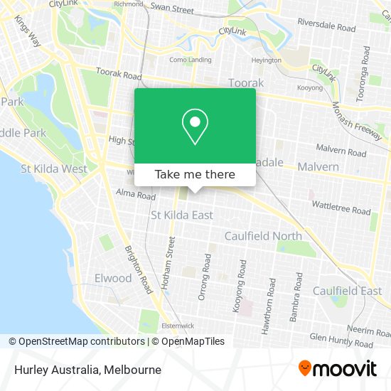 Hurley Australia map