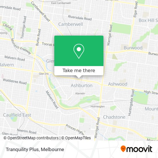 Tranquility Plus map