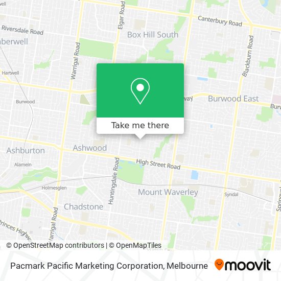 Pacmark Pacific Marketing Corporation map