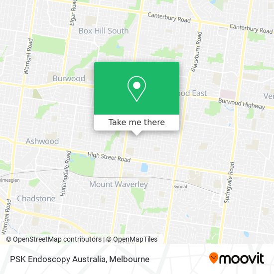 PSK Endoscopy Australia map