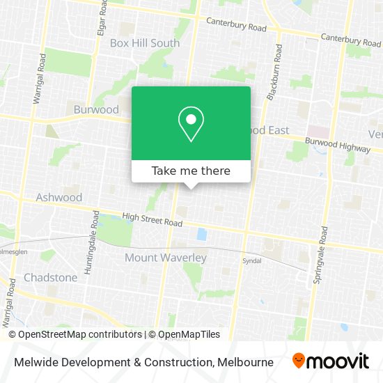 Melwide Development & Construction map