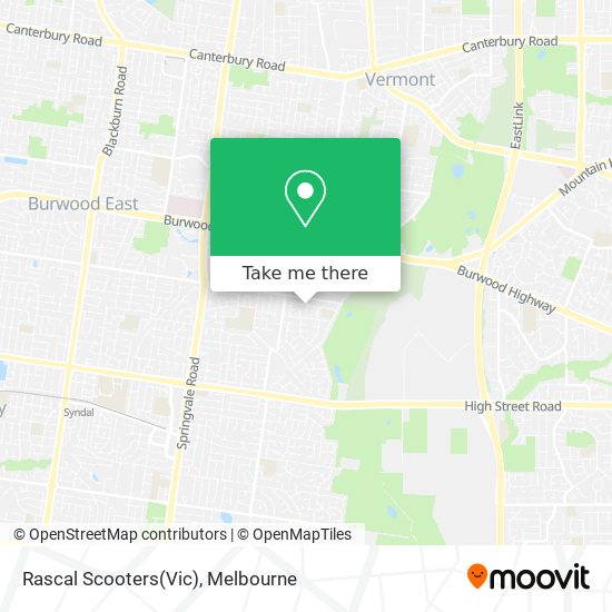 Rascal Scooters(Vic) map