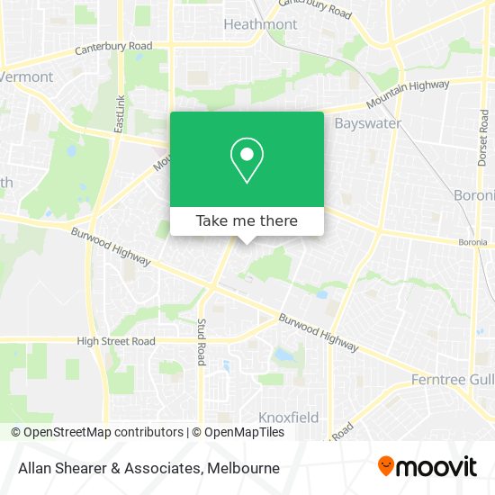 Allan Shearer & Associates map