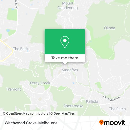 Witchwood Grove map