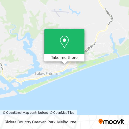 Riviera Country Caravan Park map