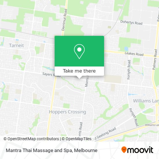 Mantra Thai Massage and Spa map