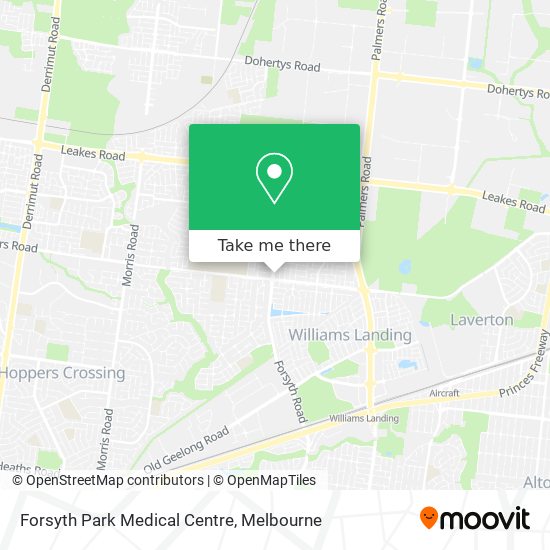 Forsyth Park Medical Centre map