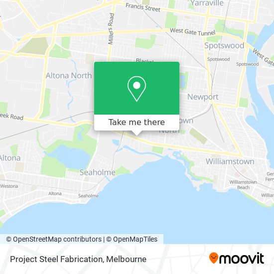 Project Steel Fabrication map