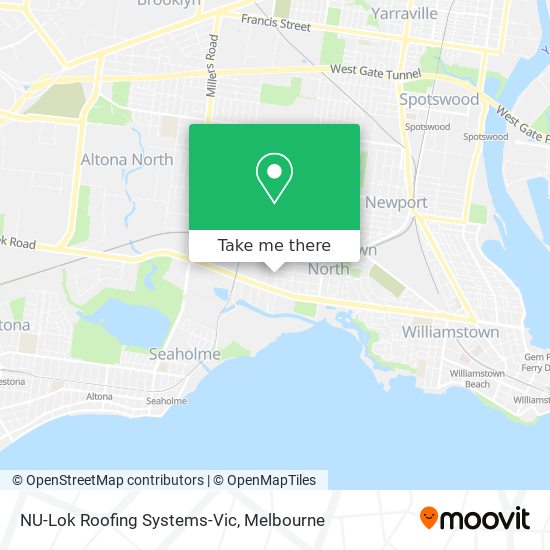 NU-Lok Roofing Systems-Vic map