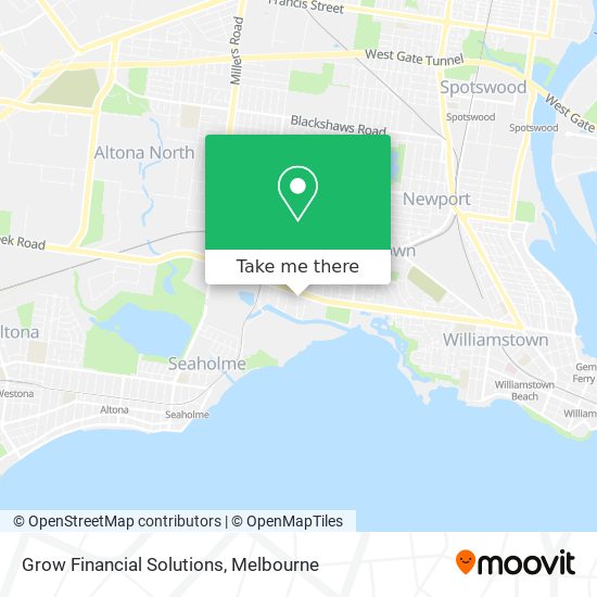Grow Financial Solutions map