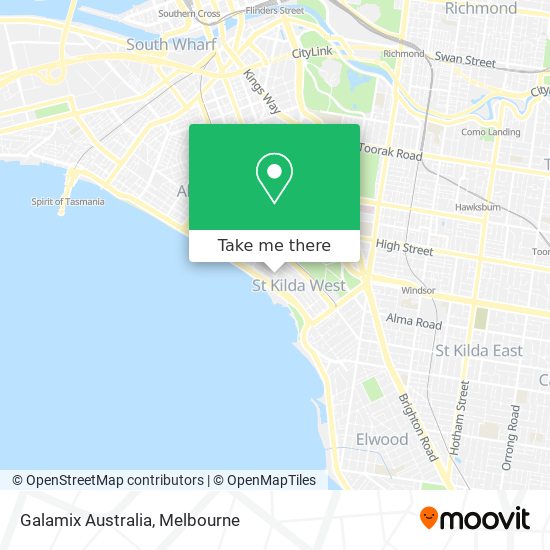 Galamix Australia map